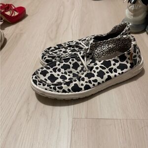 Chic Black and White Women's Loafers